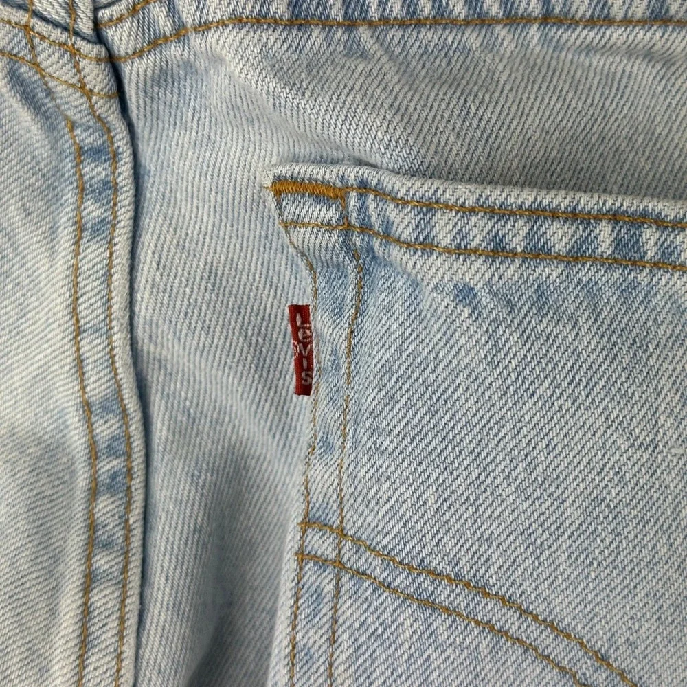 Levi's Jeans Mens 501 Straight W31 L32 Light‎ Wash Denim VTG Button Fly Cotton